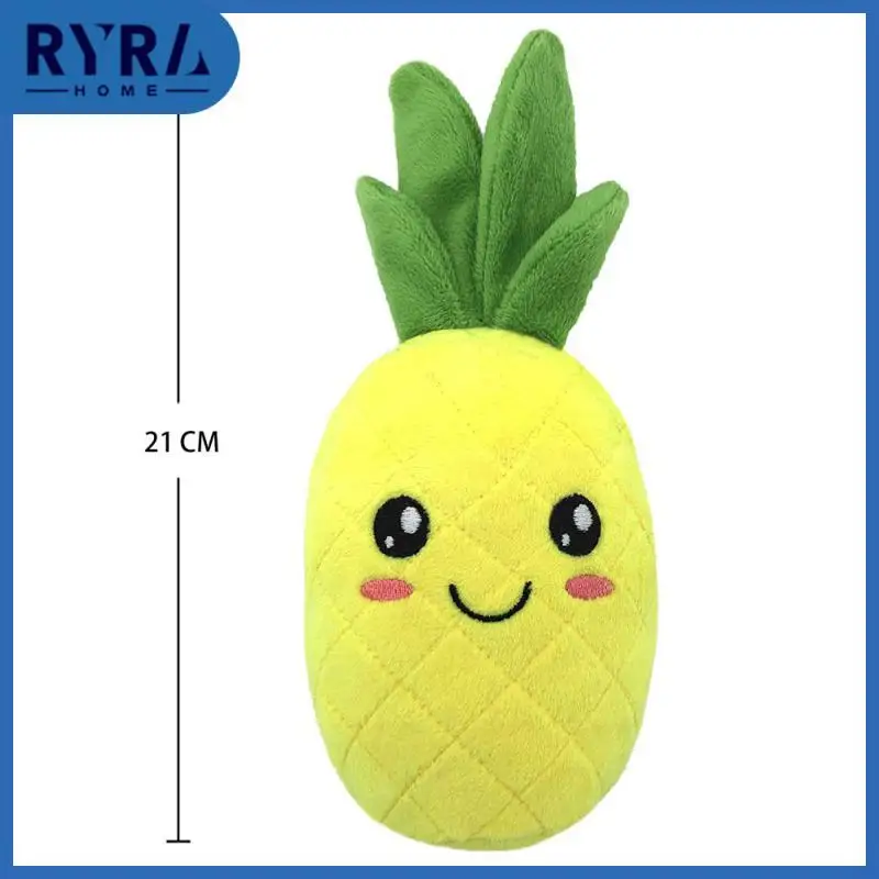 

Yellow/green Cute Squeaky Toy Bite Resistant Dog Chew Toy New Dog Toy Dog Accessories 21cm Interactive Pet Toy Pp Cotton