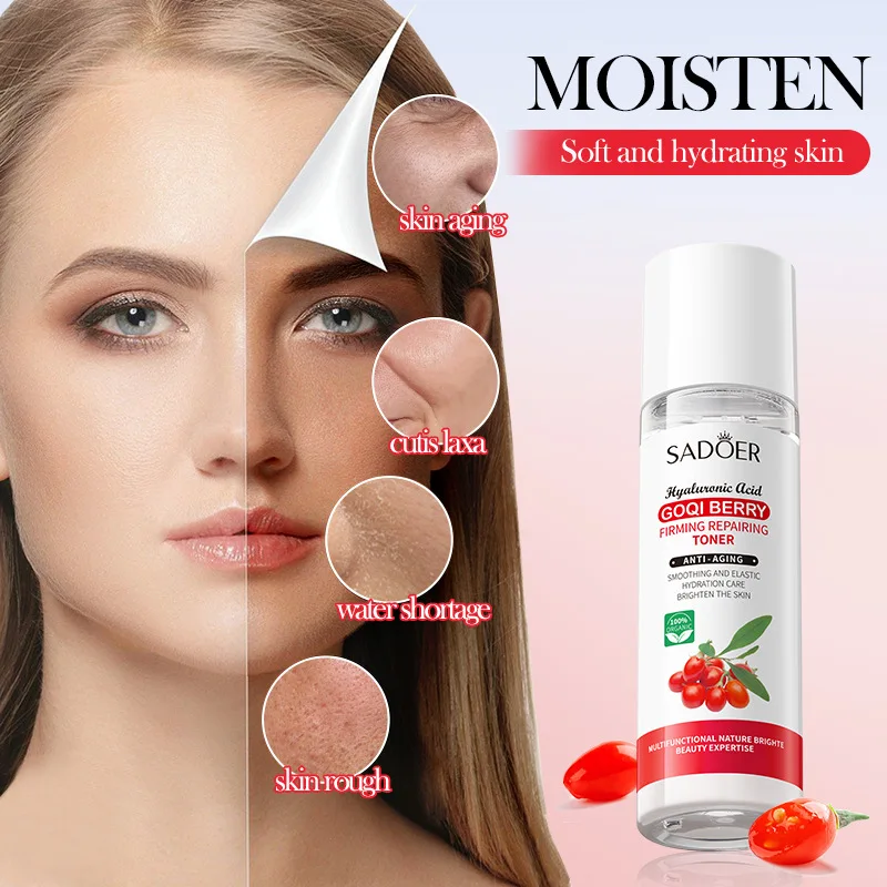 Тоник WolfBerryes для лица эссенция Годжи увлажняющая против морщин ягода укрепляющий