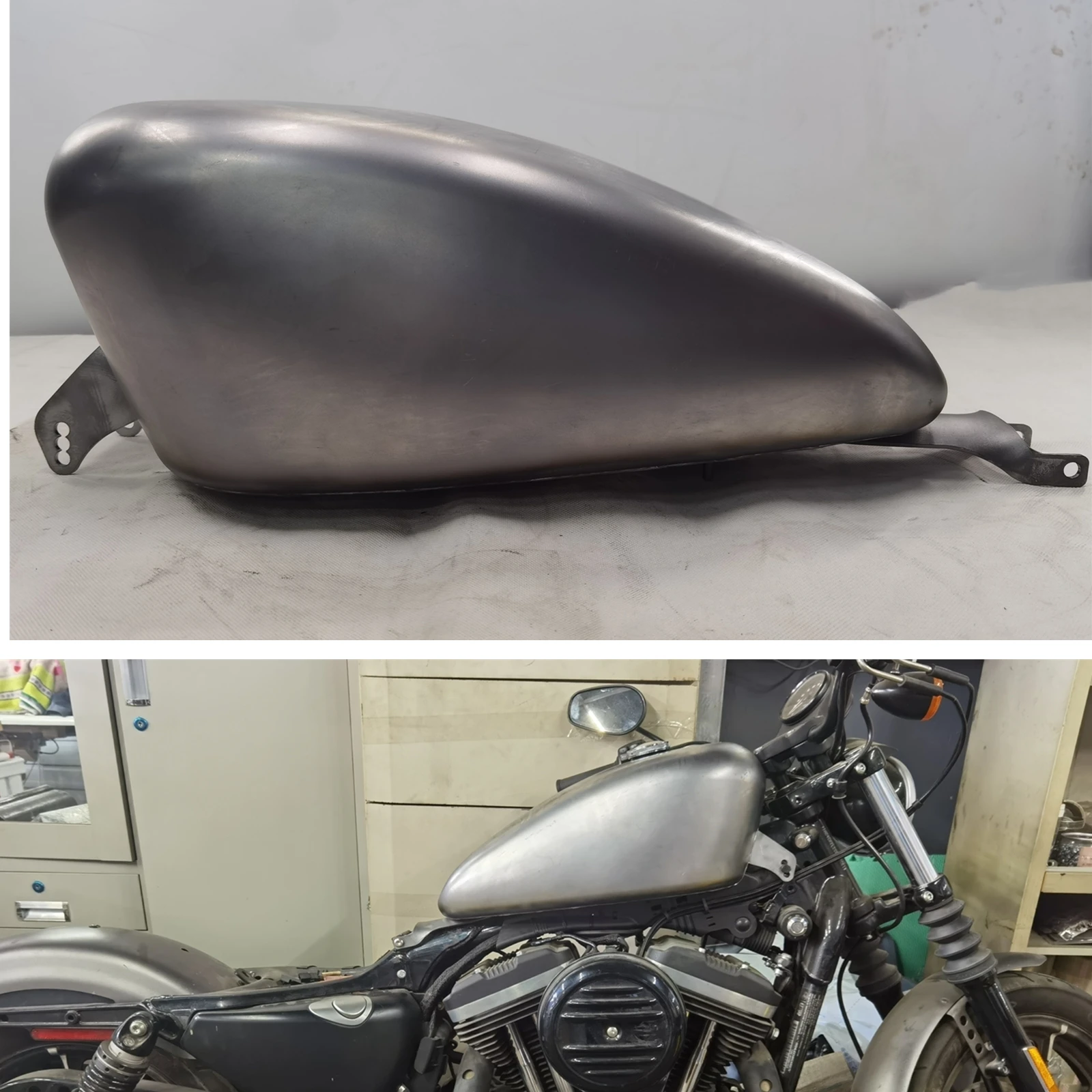 

Motorcycle Petrol 13.5 L Gas Fuel Tank Can For Harley Sportster 2006-2022 XL1200 883N X48
