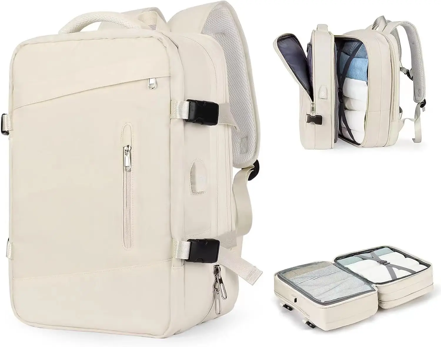 Вместительный многофункциональный дорожный рюкзак унисекс для ноутбука легкий