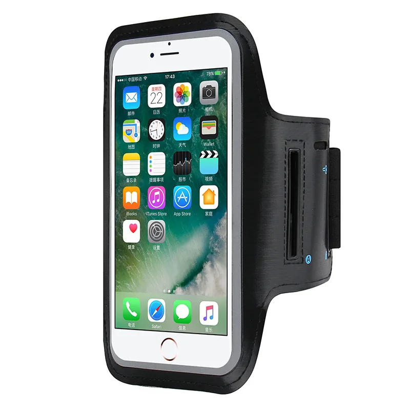 Outdoor Sports Armband Case For iPhone 14 13 Xiaomi Huawei Men Women Running Arm band Phone Holder Universal 5-7 Inch Smartphone images - 6