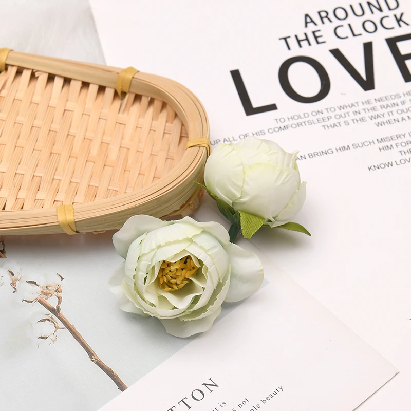 

Искусственные розы из шелка 3-4 см, 20 шт