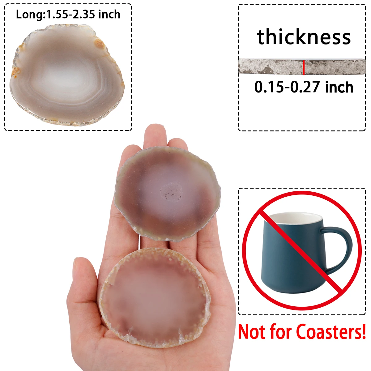 Рисунок 4 - лот, ломтики агата