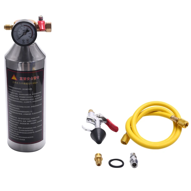 

Car Air Conditioning Pipe Cleaning Bottle A/C Flush Kits Canister for Clean Tool