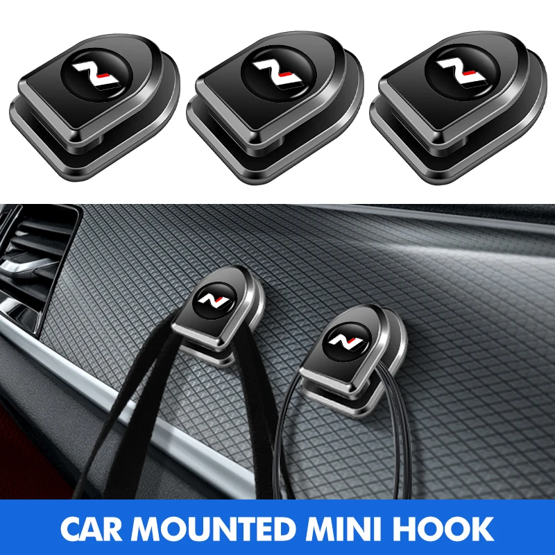 Фото Многофункциональный автомобильный крючок для наушников Hyundai N LINE i30 i20 Sonata Accent Tucson Elantra Azera №1