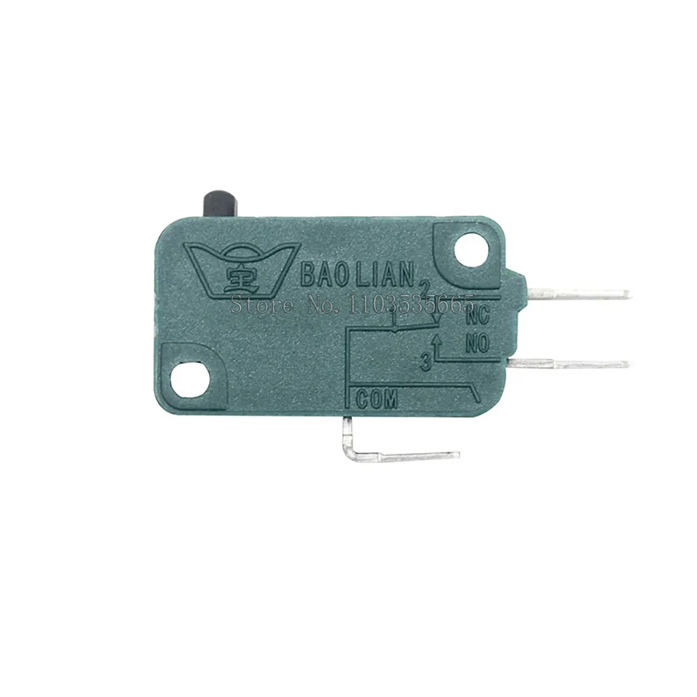 10 шт. аркадная кнопка Baolian 3-контактный микропереключатель (без рычага)