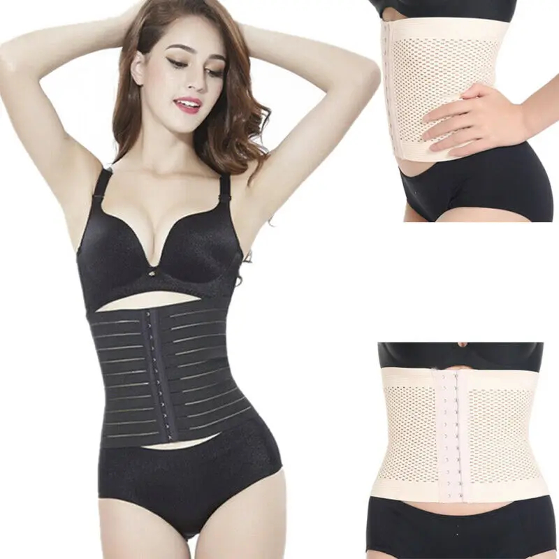 

Women Waist Trainer Belt Corsets Breathable Elastic Body Shaper Postpartum Band Sexy Bustiers Modeling Strap Slimming Belt
