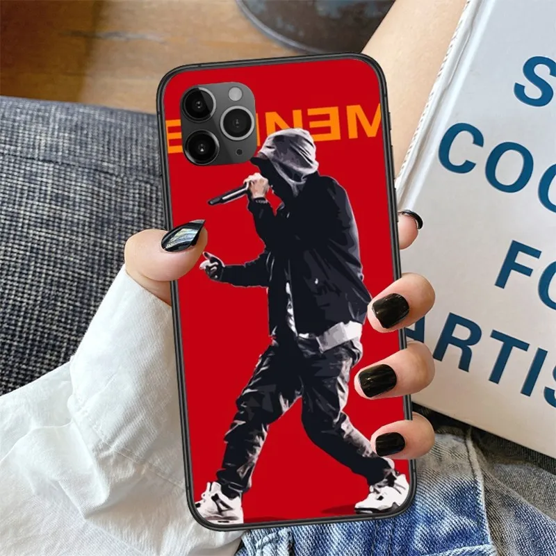 Чехол для телефона Cool Rapper Eminem IPhone 12 Pro X XS Max XR 7 8 Plus Mini 11 SE 2020 |