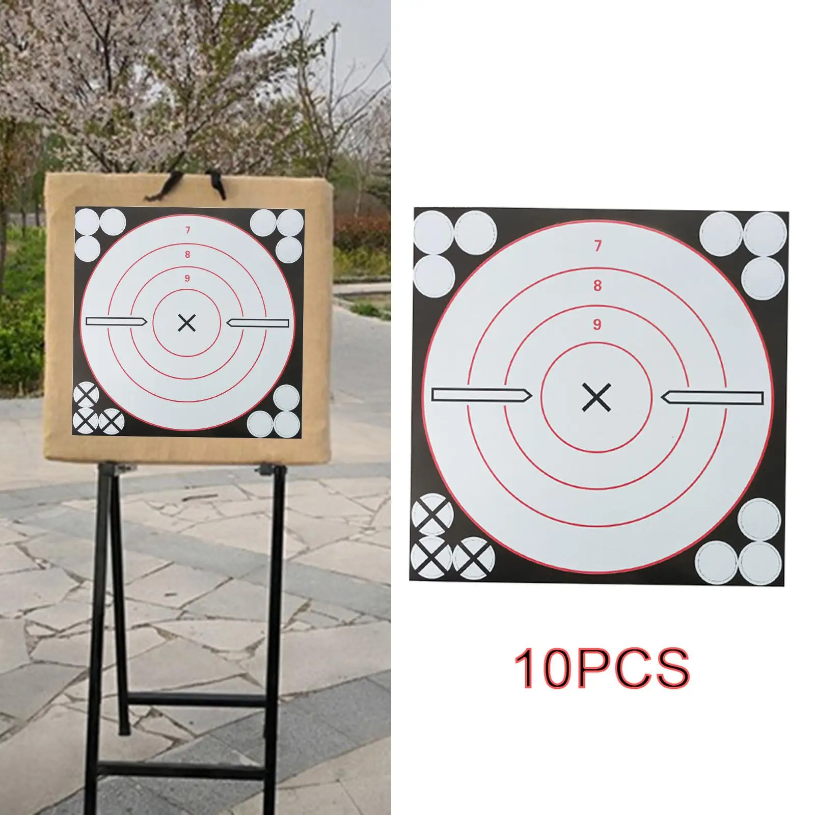 

10Pc High Visibility Paper Target Hunting Practice