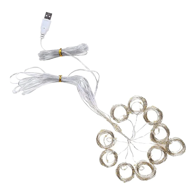 

Curtain Light 2 X 2M 300 Lamp Beads Constant Brightness Function House Decoration Night Light String CNIM Hot