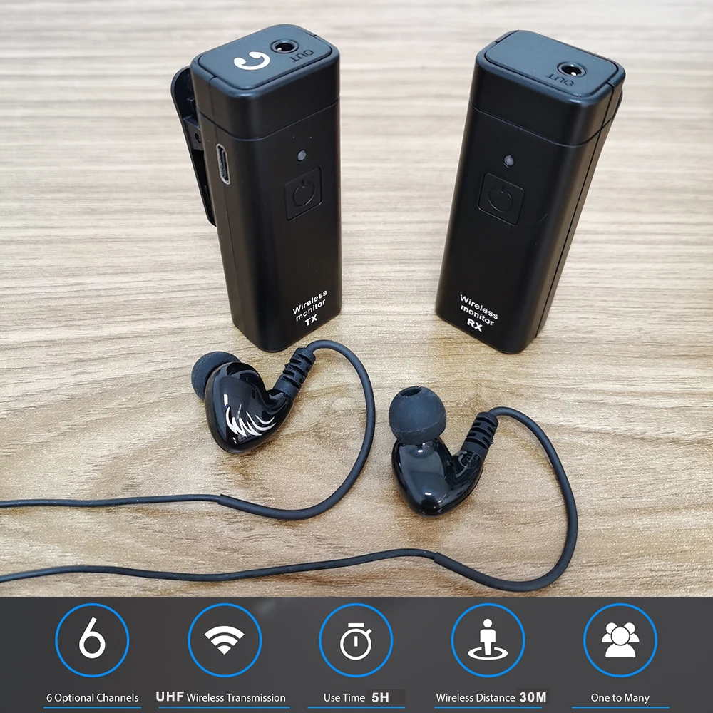 Беспроводной монитор возврат сцены певицы музыкальное сопровождение аудио