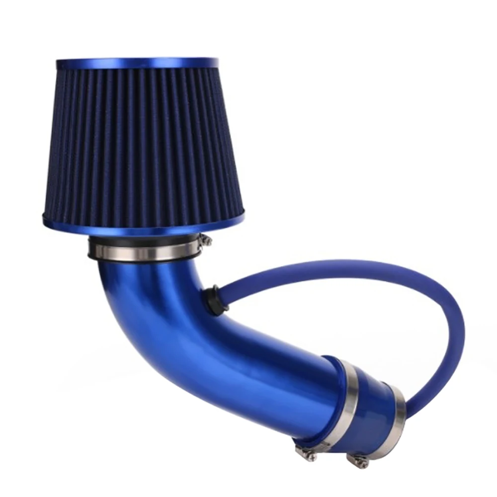 

3 inch 76Mm Car Cold Air Intake System Turbo Induction Flow Hose Pipe Tube Kit with Air Filter Cone for