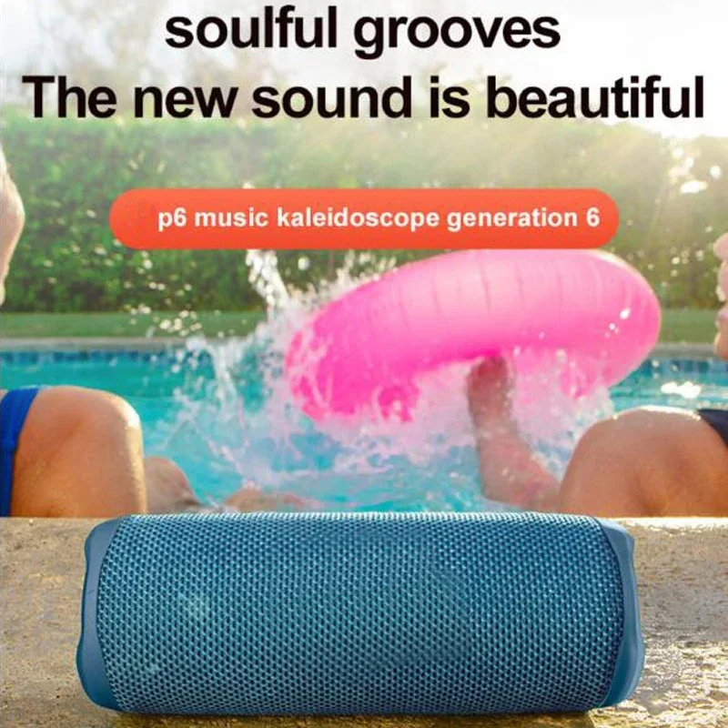 Фото Портативная Bluetooth-Колонка Flip 6, IPX7, водонепроницаемая уличная стерео Музыкальная шкатулка с басами, независимый динамик, беспроводная домашняя музыкальная шкатулка №3