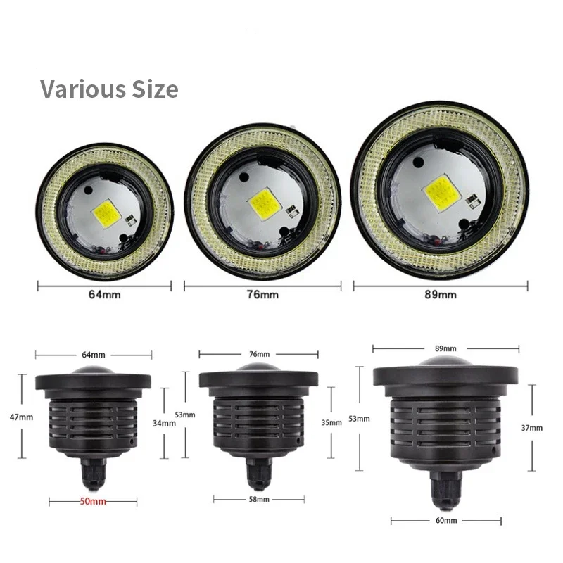 Лампа противотуманная 2 5 дюйма 3 0 64 мм 76 89 12 В