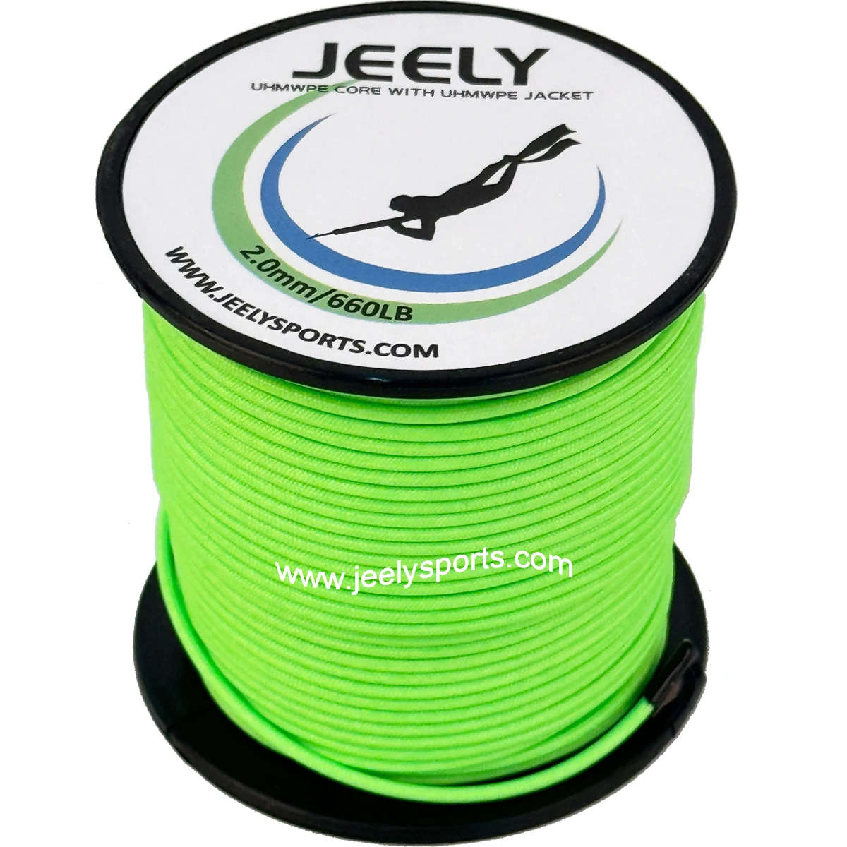 

2 мм 20 м UHMWPE волокнистая куртка пистолет для подводной охоты поперечная веревка