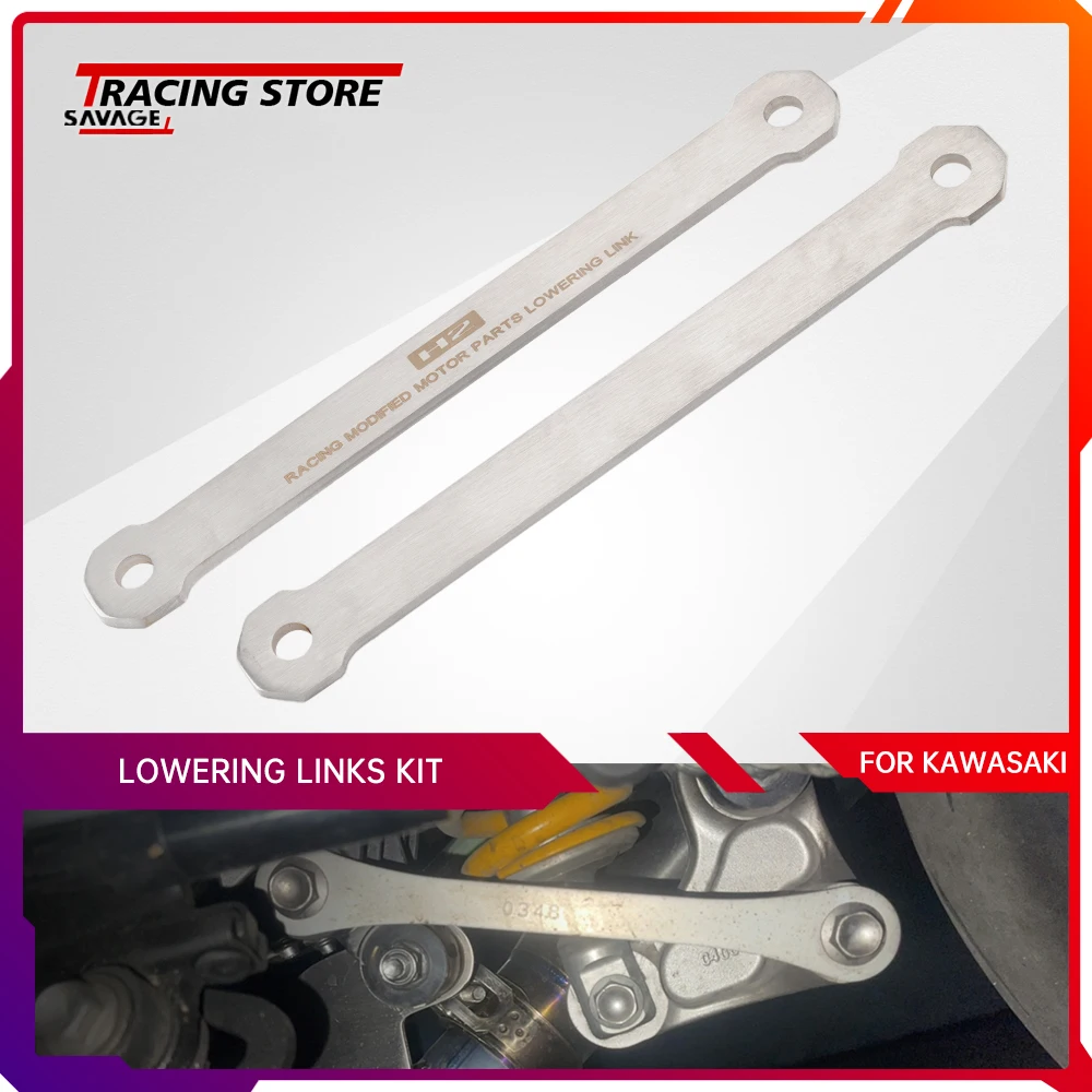 

Lowering Links Kit For KAWASAKI NINJA H2 H2R 2017-2022 2021 Motorcycle Accessories Rear Suspension Cushion Lever Drop Linkage