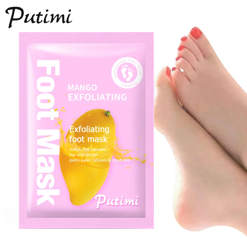 

6/7/8/9/10Pairs Foot Peeling Mask Calluses Exfoliating Socks Scrub for Pedicure Anti Crack Heel Dead Skin Moisturizing Foot Mask