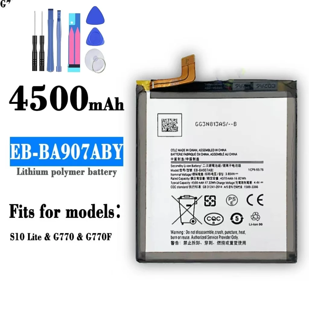 Для Samsung s10Lite/G770 EB-BA907ABY мобильный телефон Оригинальная батарея замена батареи