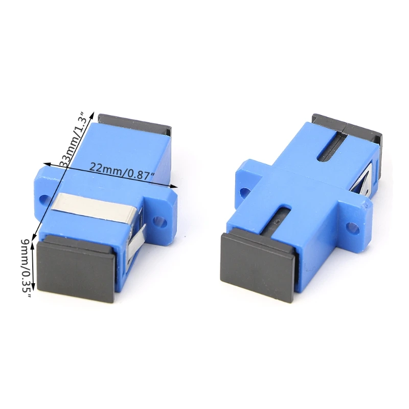 

2022 New 10PCS SC/UPC Fiber Optic Adapter SC Fiber Optic Flange SC/UPC Connector
