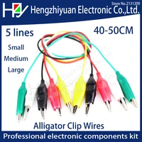 double heads alligator clips electrical diy test leads alligator double ended crocodile clips roach clip test jumper wire p wire