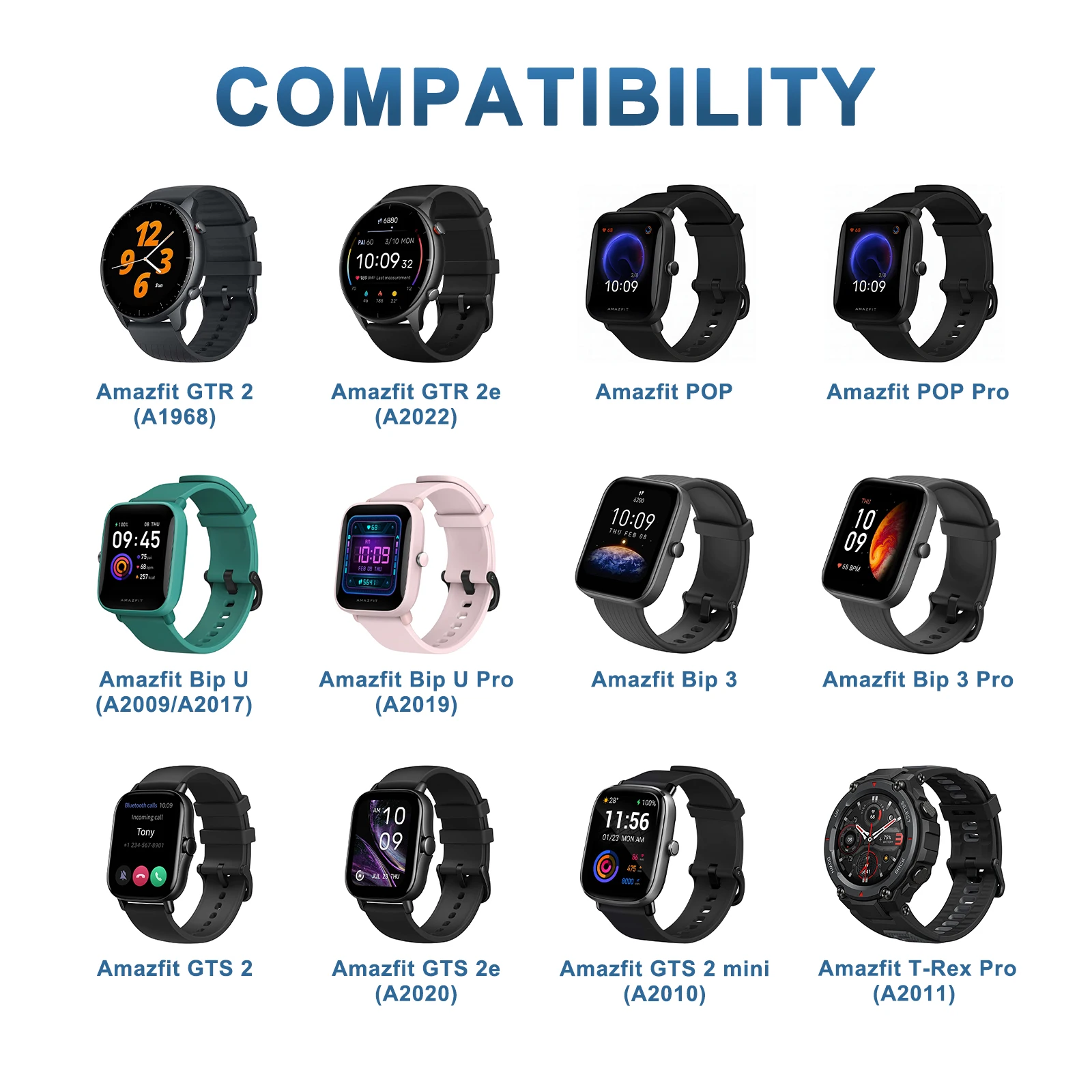 Фото USB-зарядное устройство для Amazfit GTR 2/GTR 2e/Pop Pro/Bip U Pro, зарядный кабель для Amazfit GTS 2e/GTS 2 mini/T-rex Pro/Bip 3 Pro, зарядное устройство №5
