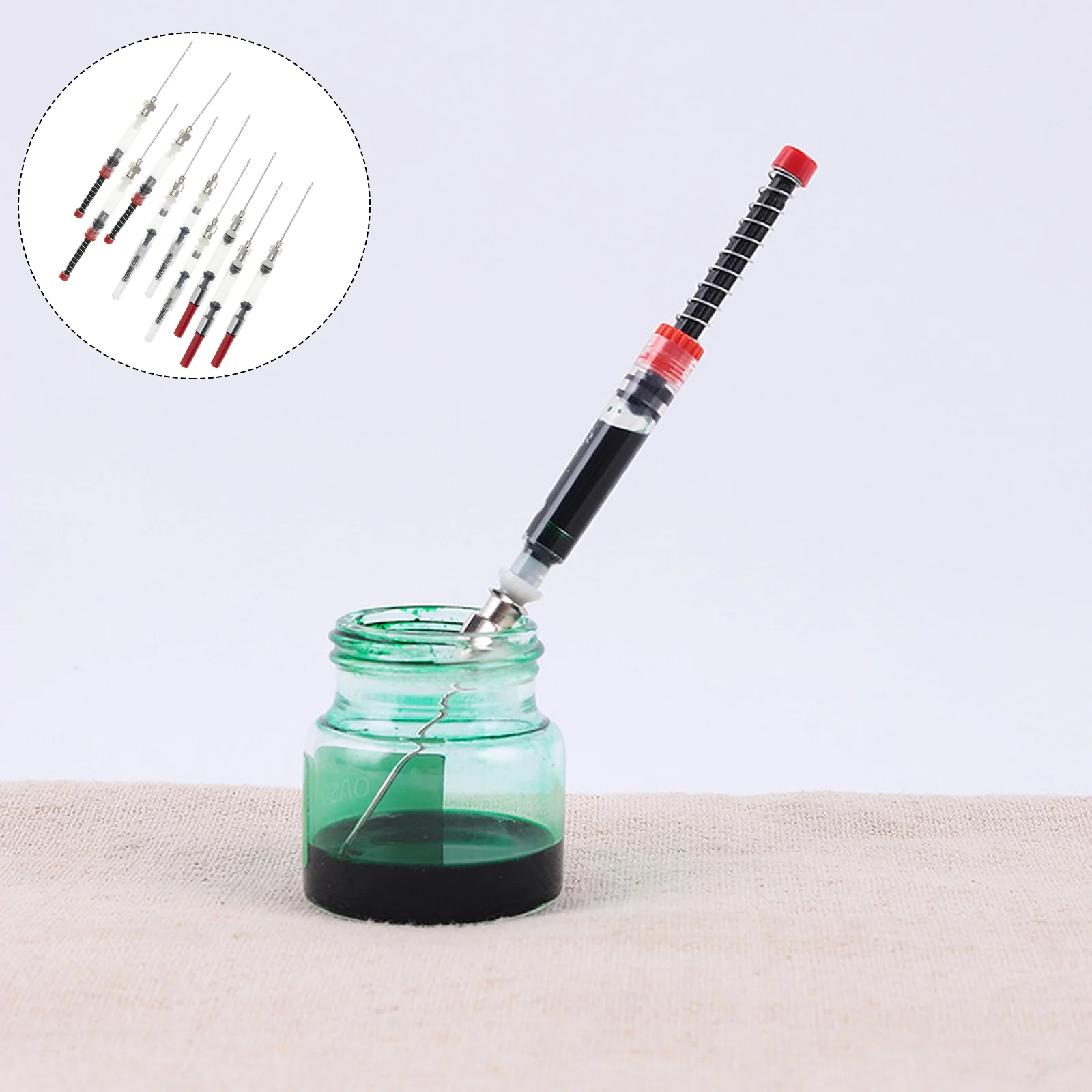 

Ink Pen Fountain Syringe Converter Filler Refill Spring Supplies Tool Korean School Absorber Filling Absorbing Fill Needle Tools
