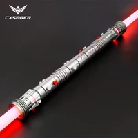 2PCS Pixel Lightsaber Jedi Knights Combination Darth Maul Laser Sword Luminous Toy for Adults Birthday Present Christmas Gift
