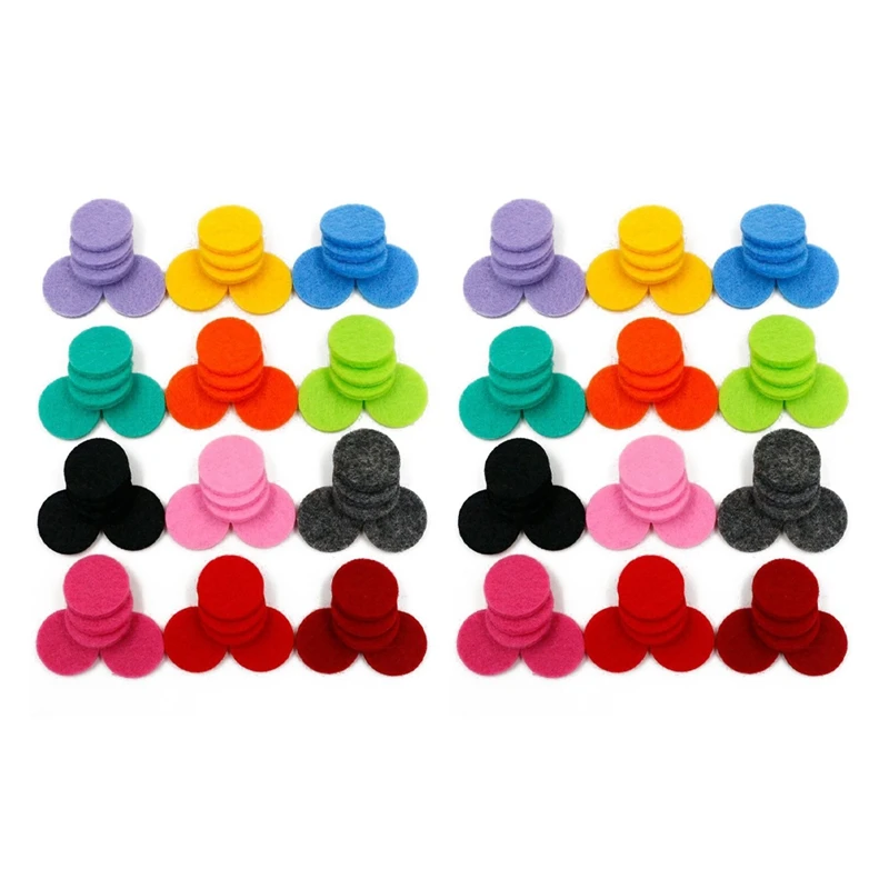 

30Mm Replacement Refill Pads(120PCS) For Essential Oil Diffuser Necklace For 30Mm Aroma Stainless Steel Locket Pendant