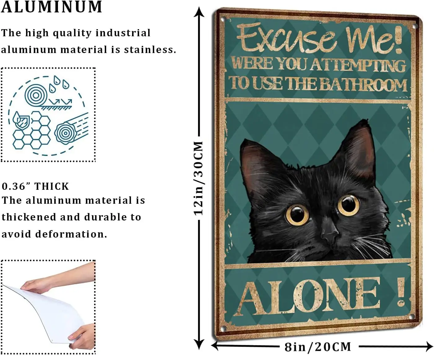 Небо так называются и мы должны пойти Ретро металлическая жестяная вывеска