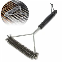 kitchen accessories bbq grill barbecue kit cleaning brushes stainless steel bristles cooking bbq tools barbecue grill wire brush