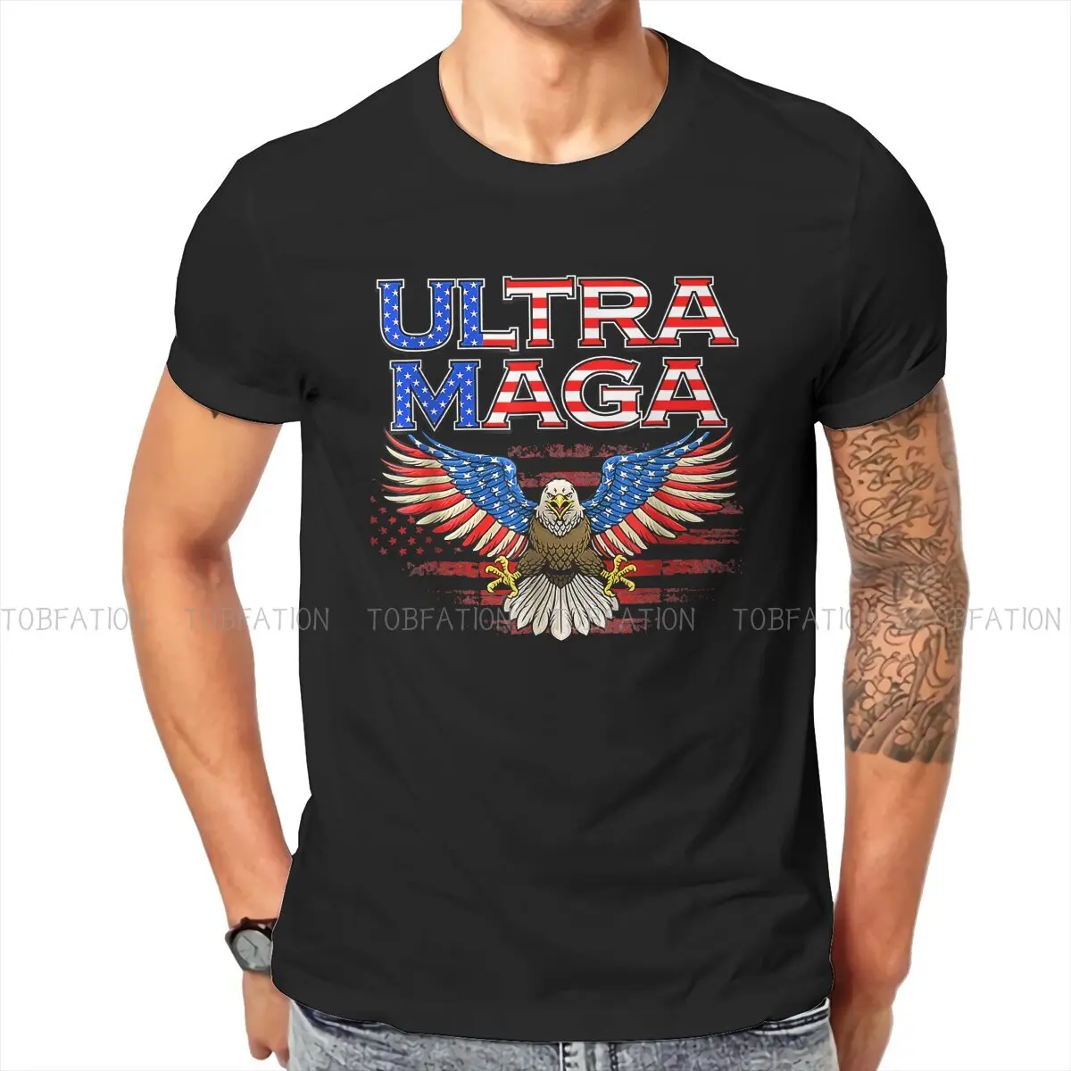 

Eagle USA Flag Unique TShirt Ultra Maga Top Quality New Design Gift Clothes T Shirt Short Sleeve Hot Sale