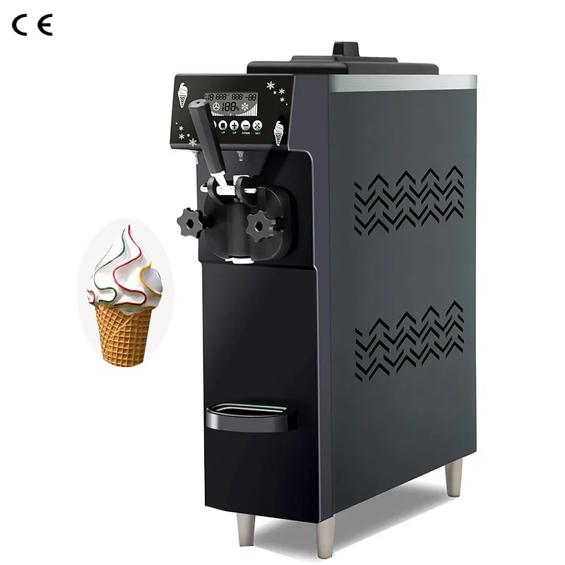 

New type mini soft ice cream machine high quality digital display ice cream machine frozen Yogurt Sorbet ice cream machine