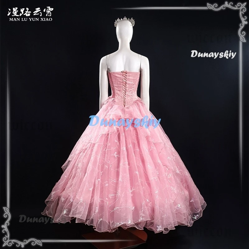 Wicked Glinda женское платье для косплея фантазийный костюм маскировка женщин платья