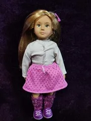 

American doll, little og doll, 6 inch Mini Doll, Chinese girl's birthday toy og pifa nuannuanmengwu