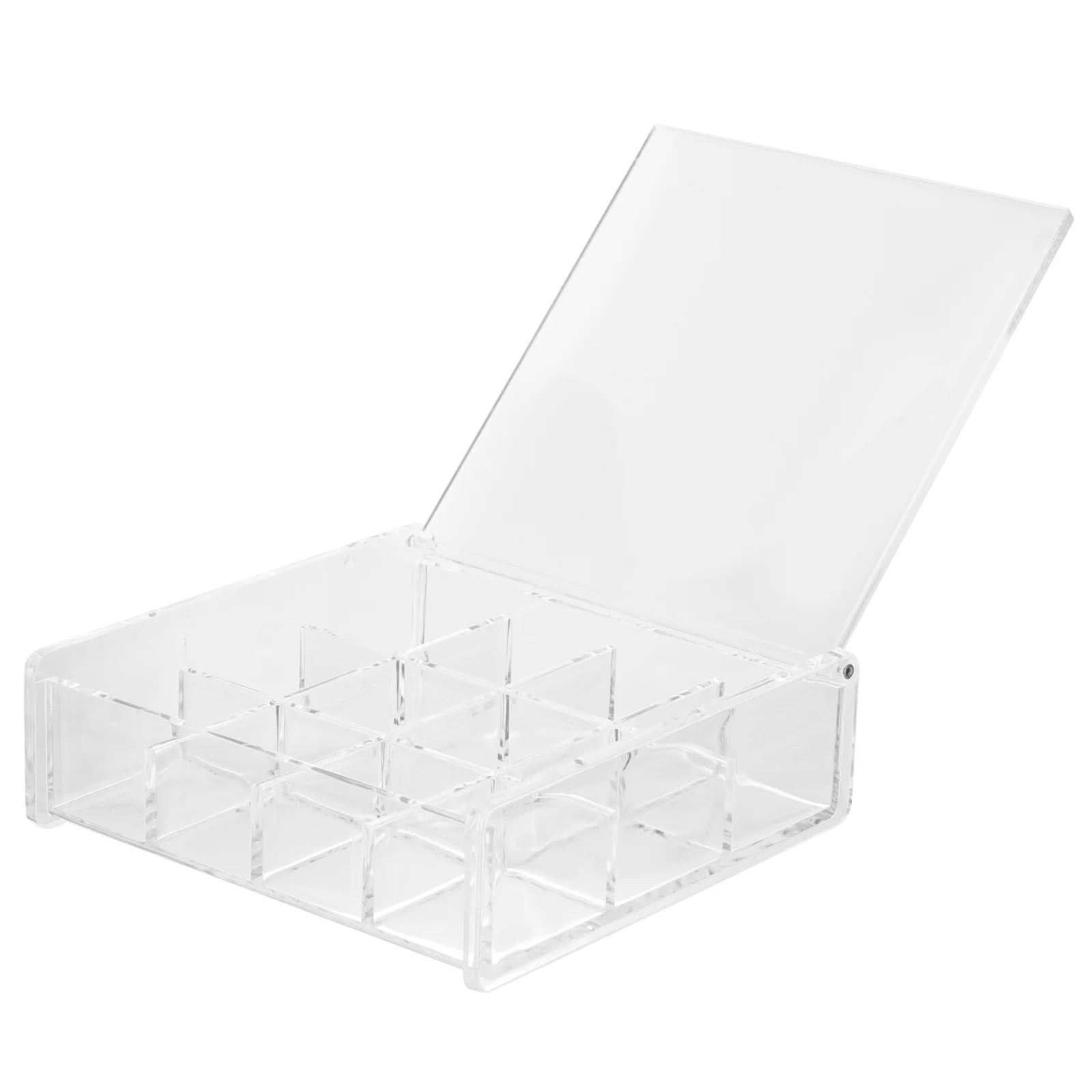 

Box Jewelry Storage Container Small Earring Travel Case Earrings Accessories Embroidery Tape Washi Compartment Clear