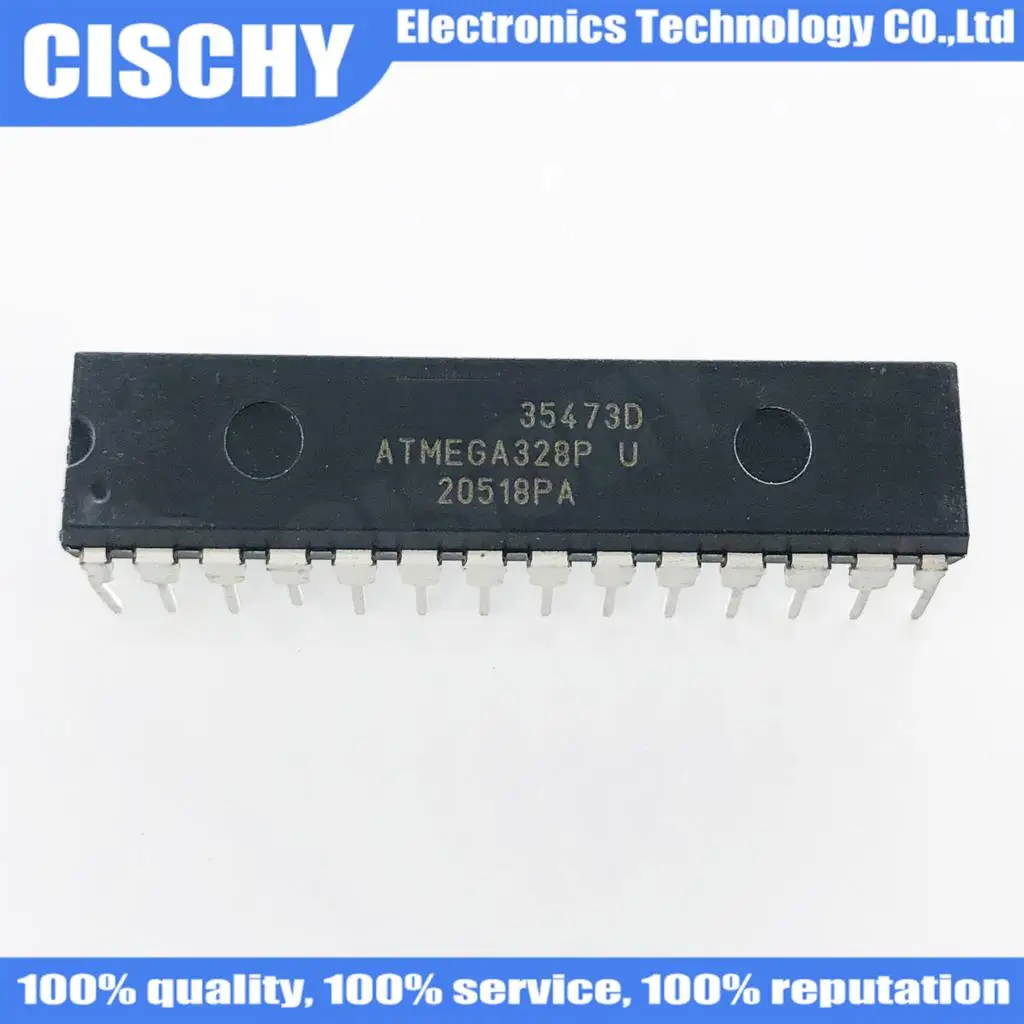 

Флэш-микроконтроллер ATMEGA328, микроконтроллер MCU AVR 32K, 20 МГц, DIP-28 DIP, 1 шт./партия