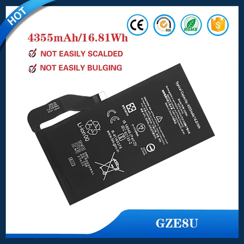 Фото Сменная батарея для Google Pixel 8 XL Pro 7 7A 6 6A 5 5XL 4A 3 3A 2 2B GUKD8 GS35E GMF5Z GP5JE GZE8U G63QN GLU7G GMSB3 №1