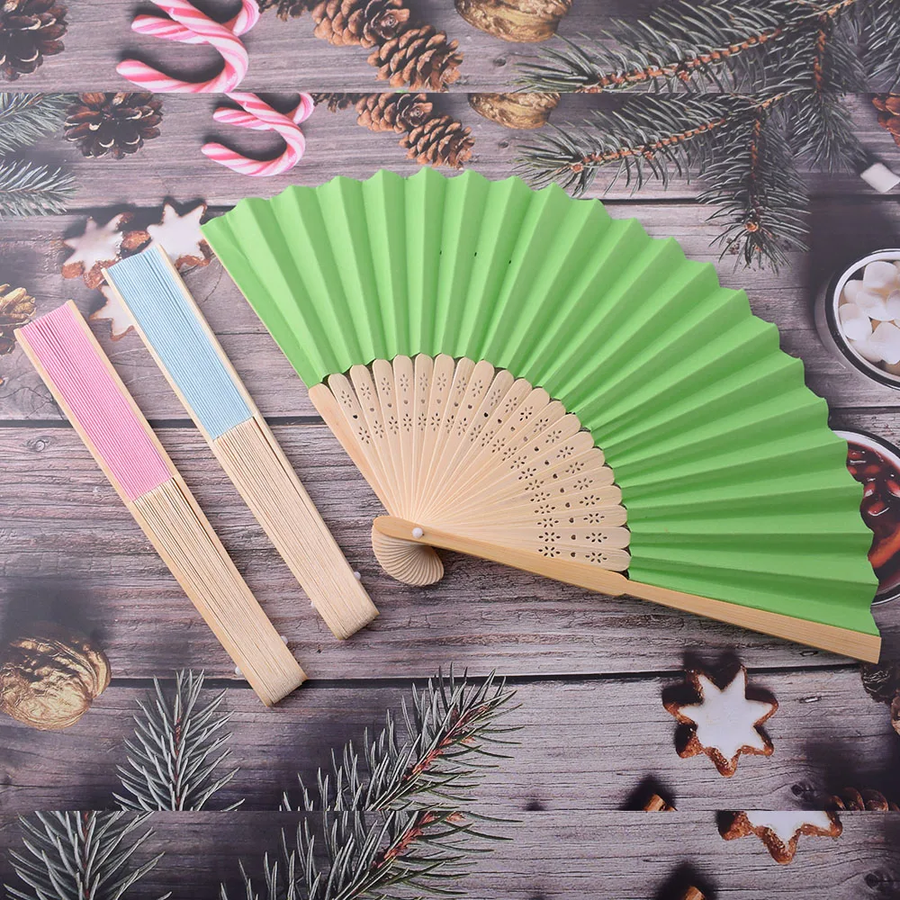 Ручной Веер вышитый цветок цветочный бумажный веер китайские шелковые вееры