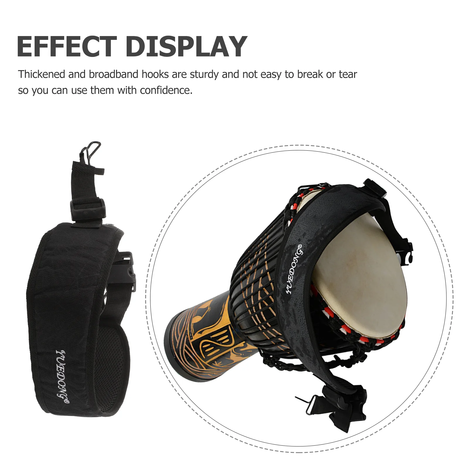 Джембе ручной африканский барабанный ремень на талии малый барабан строп бубен