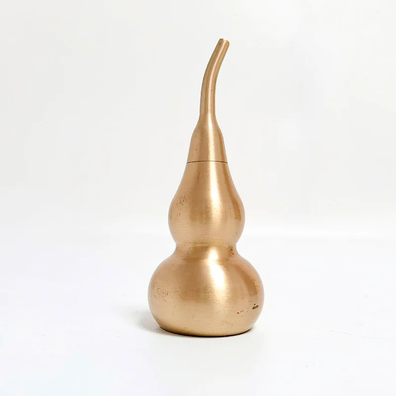 

Brass Gourd Pendant Irregular Jar Keychain Hanging Necklace Jewelry Waterproof Keychains Metal craft jewelry 8 cm