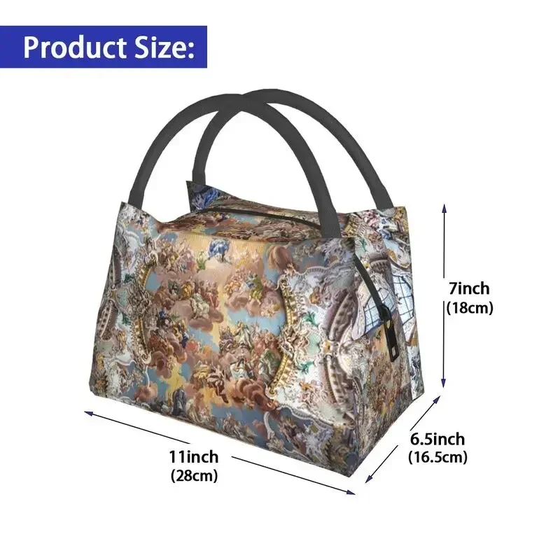 Переносной Ланч-бокс полосатие Мэри герметичный термо-охладитель с изоляцией