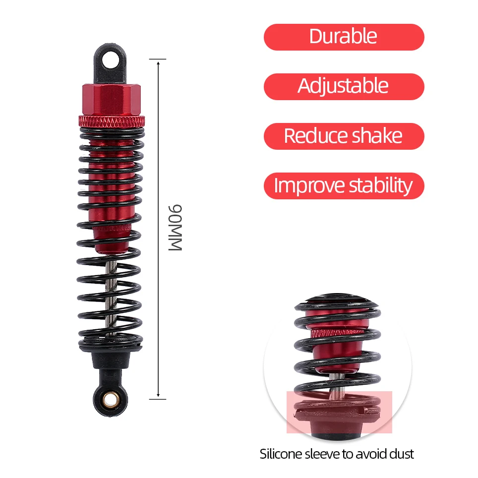 RC 106004(06062) черный алюм 98 мм для внедорожника 1/10