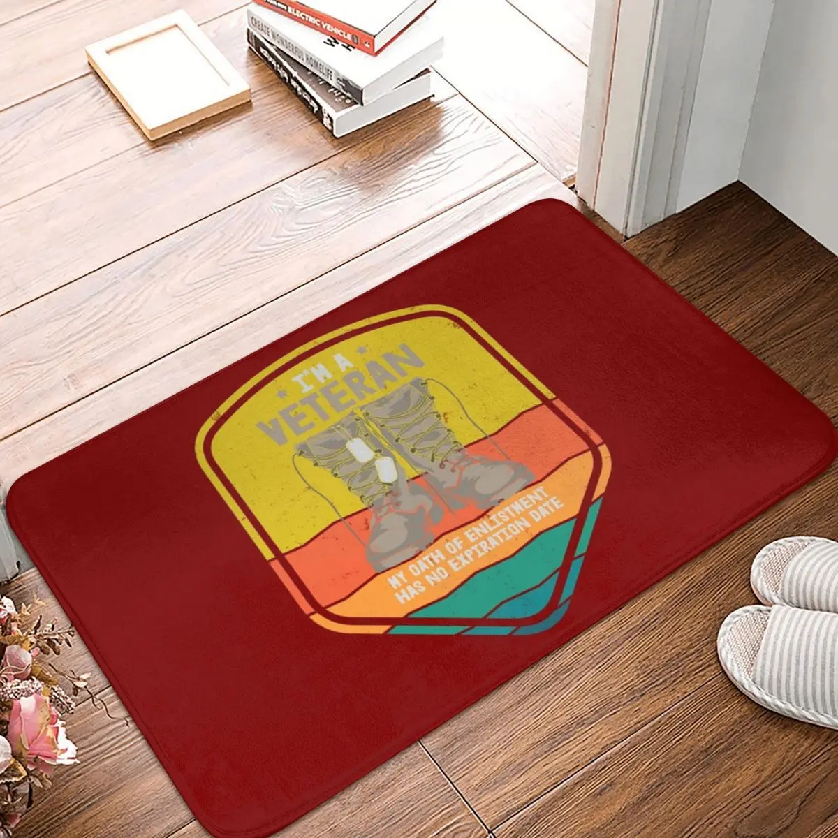 

Oath Of Enlistment Bath Door Mat Rug Carpet Decor Entrance Living Room Home Kitchen Bedroom Water Proof Porch Bathmat Doormat