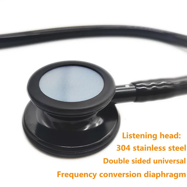 HMYL Medical Professional Suitable  Stainless Steel Double-Sided Frequency Conversion Stethoscope 5