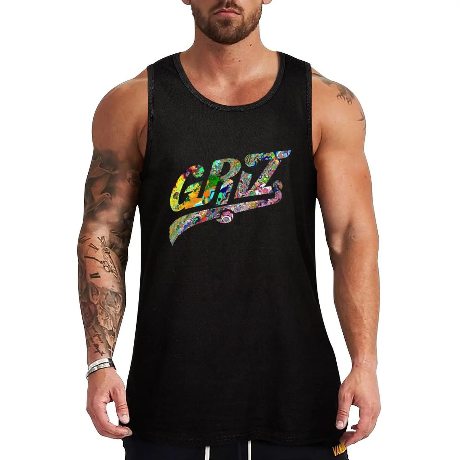 Психоделическая футболка Griz Trippy майка аксессуары для тренировок в тренажерном