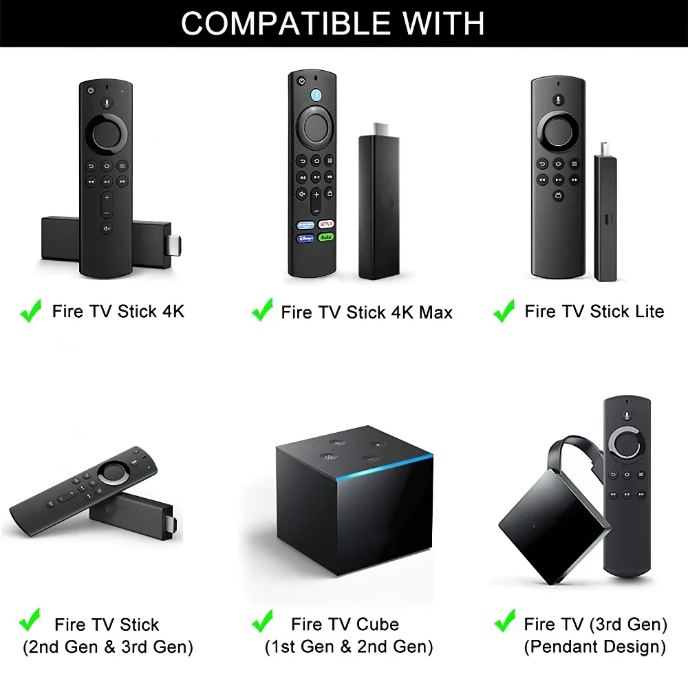 Пульт дистанционного управления YP работает с заменой Alexa Voice Remote Control для Fire Stick TV