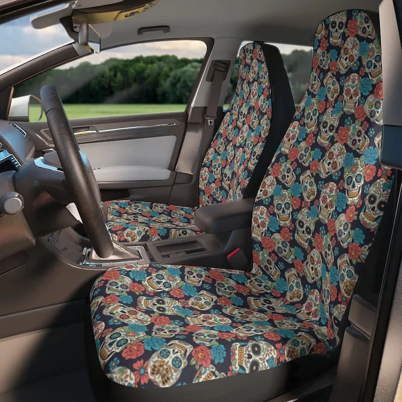 

Skulls Car Seat Covers for SUV & Car Bucket Seats