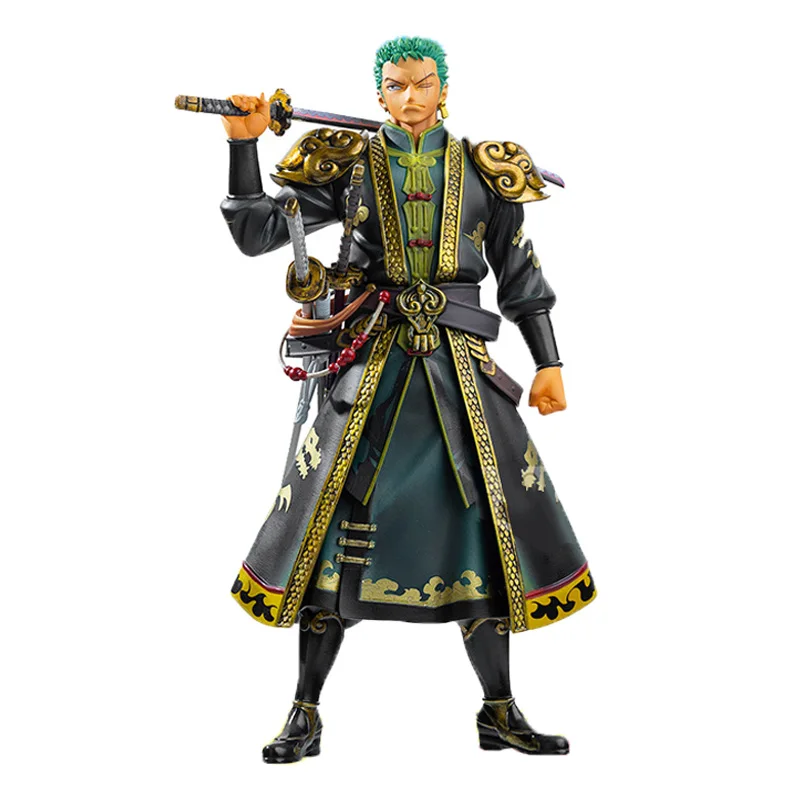 

New One Piece Anime Figure Roronoa Zoro Anime Chinese Style Figure Collection Model Ornaments Toys Children's Adult Gift