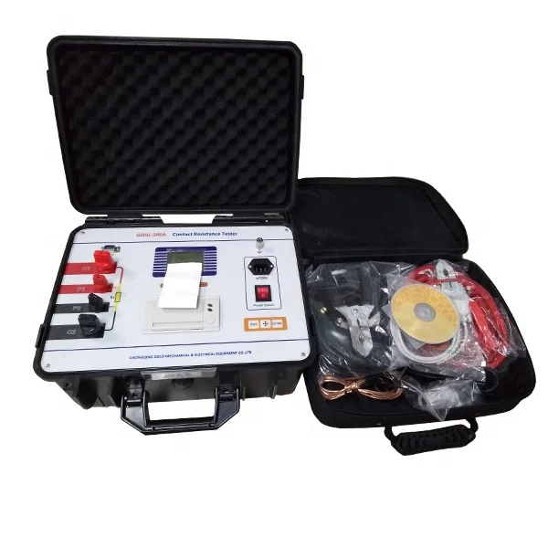 

GDHL-200A Circuit Breaker Contact Resistance Meter Loop Resistance Tester