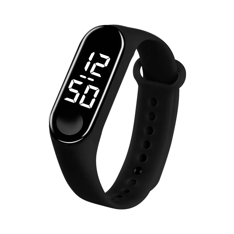 

New M3 Touch White LED Watch Fashion Student Couple Waterproof Leisure Sports Cross-border LED Electric Watch